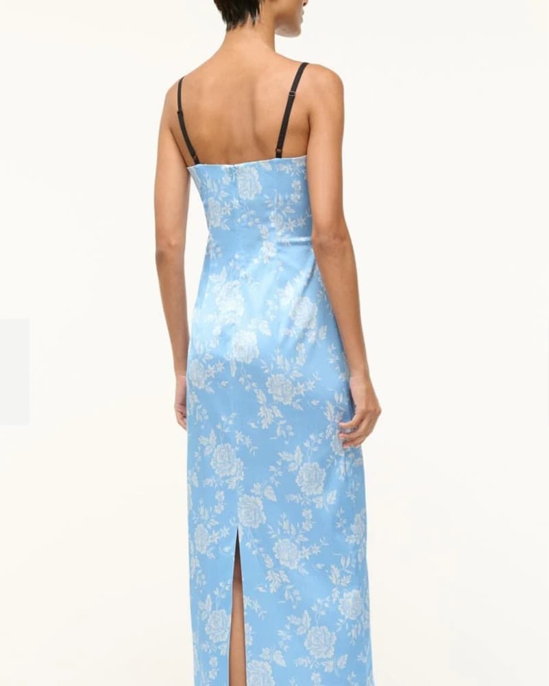 Staud Carol Dress Blue Rose - Image 2