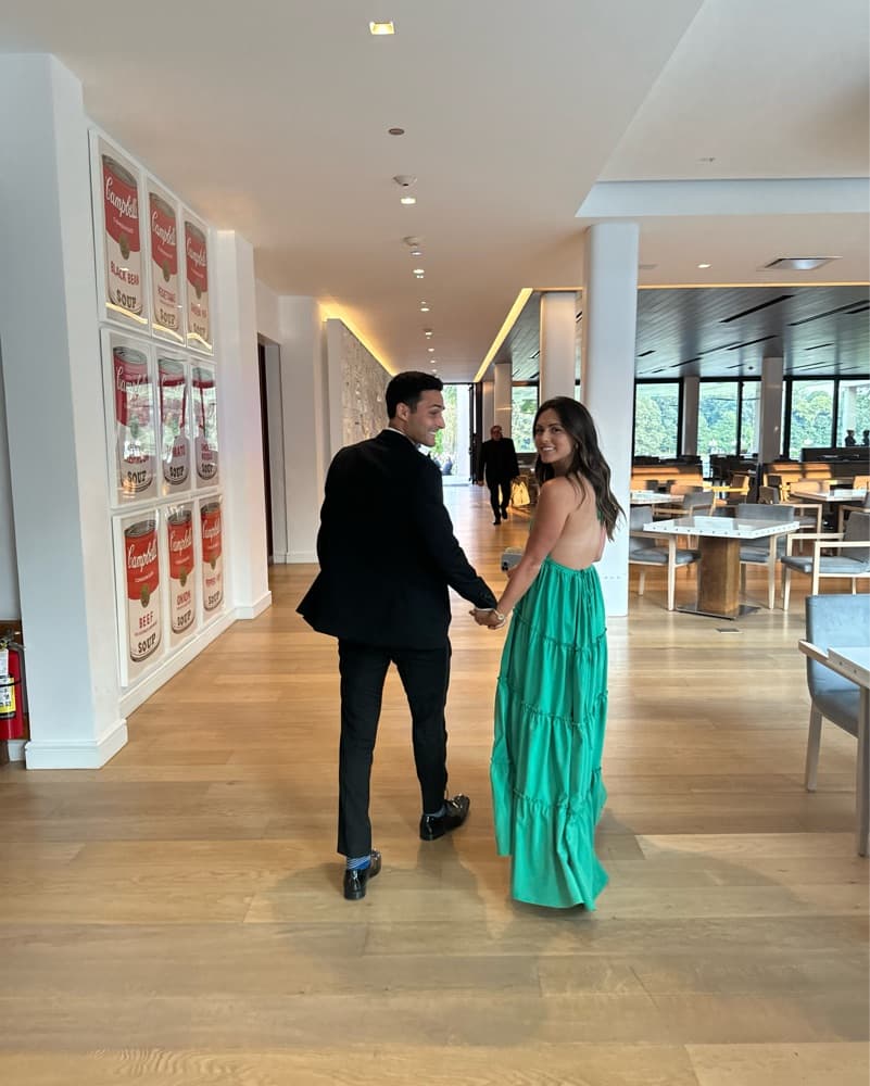 Elegant Green Tiered Maxi Dress - Image 2