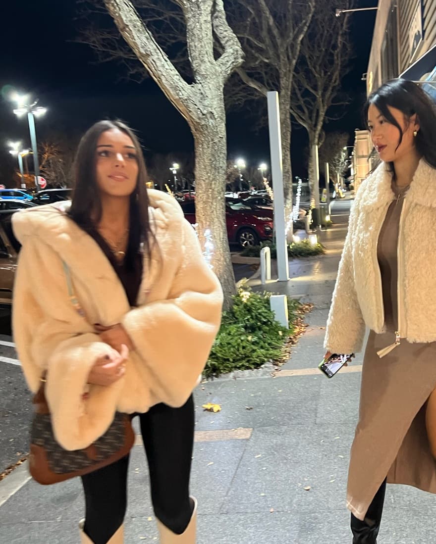 Love Shack Fancy Kiernan Faux Fur Jacket - Image 2