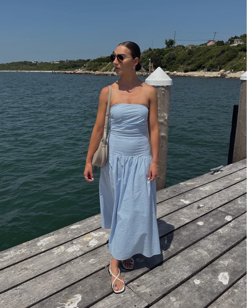 SNDYS Cornflower Blue Stella Maxi Dress - Image 2