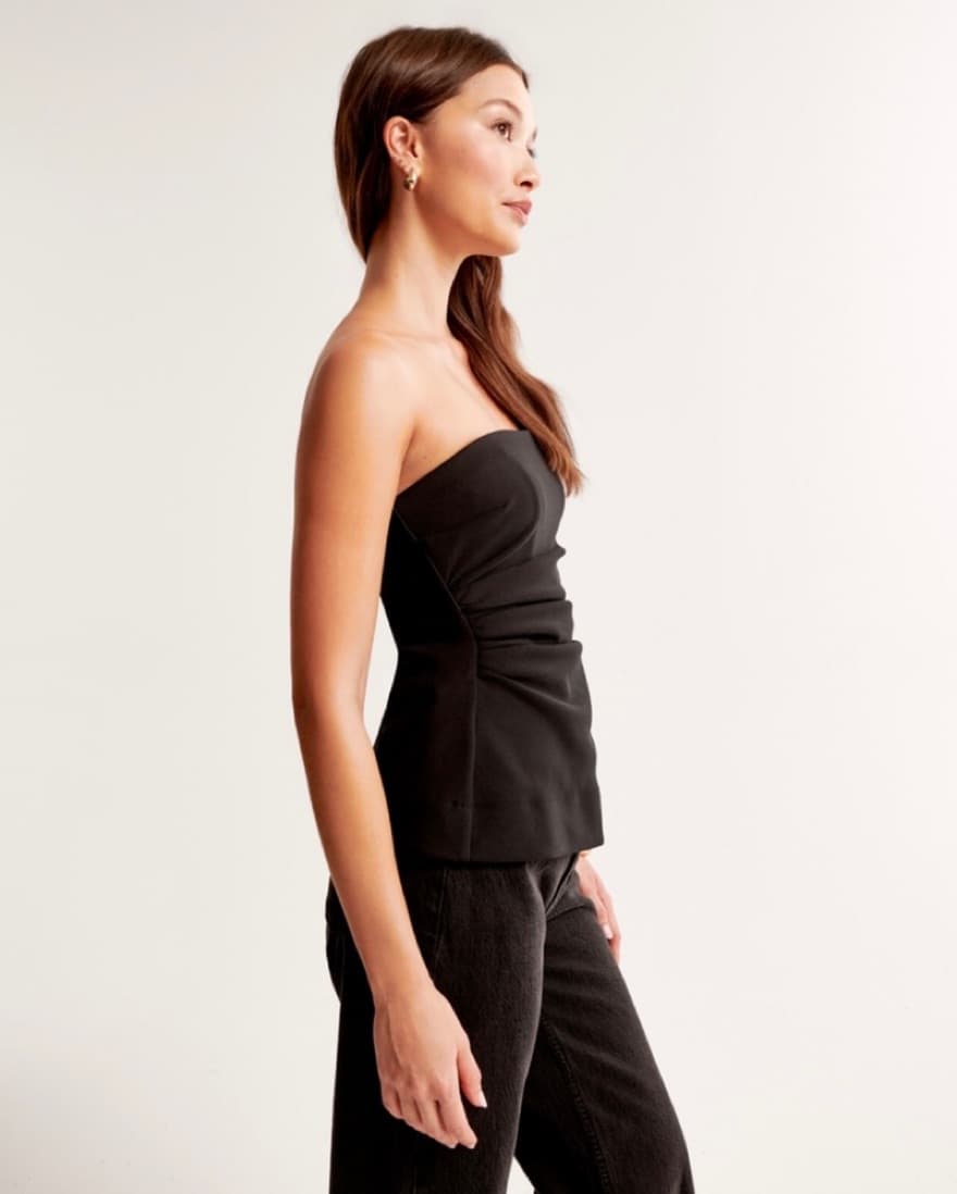 Strapless Ruched Top - Image 2