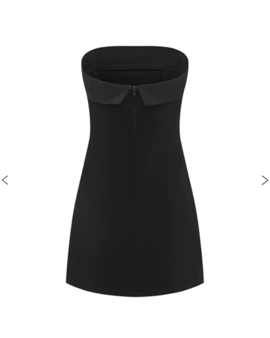 With Jean Chloe Corset Dress Black - Image 4