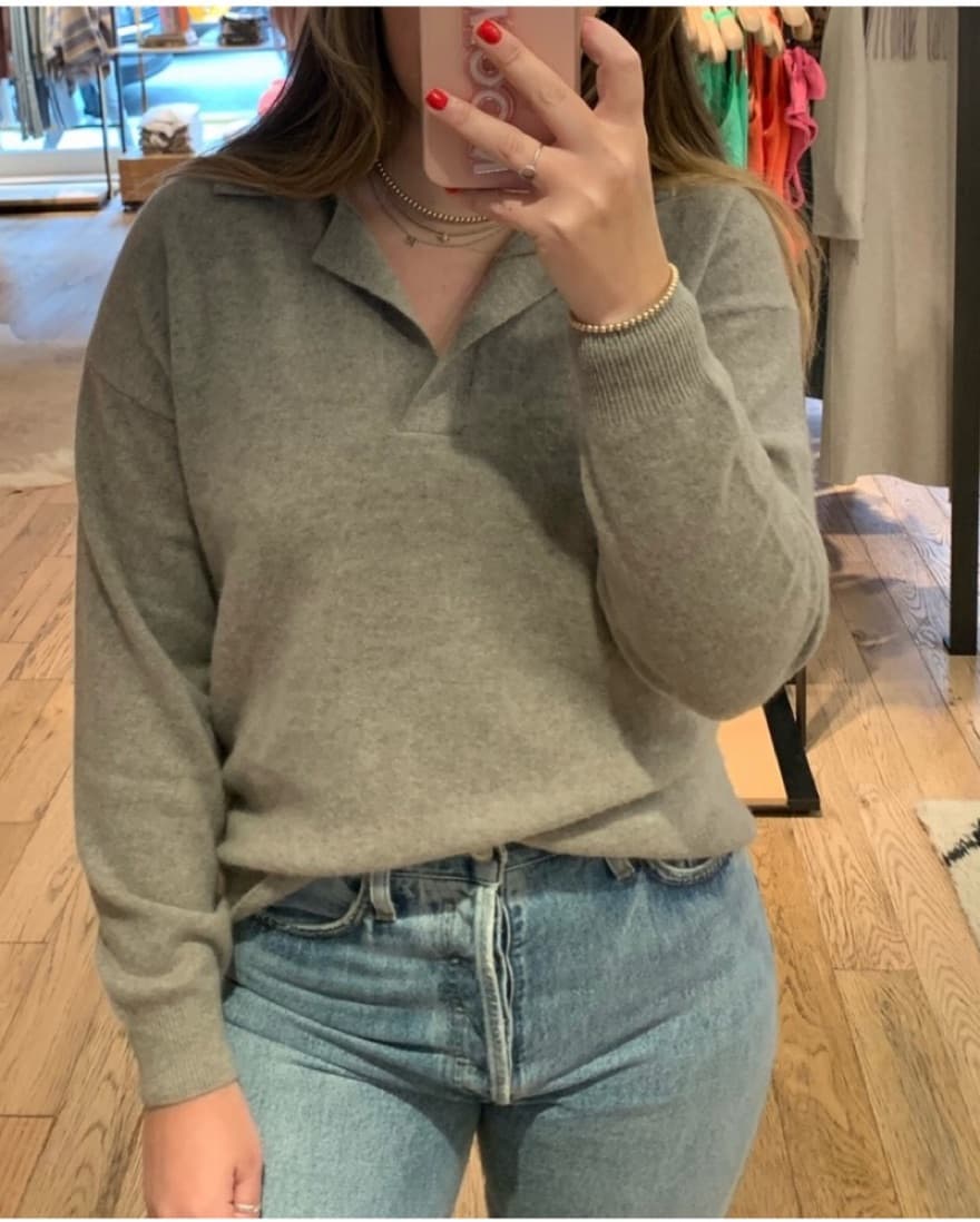 360 Cashmere Collared Sweater - Image 2