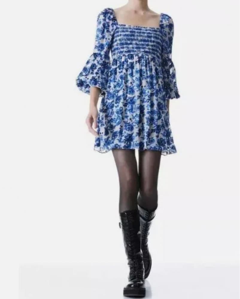 Alice + Olivia Floral Cooper dress - Image 1