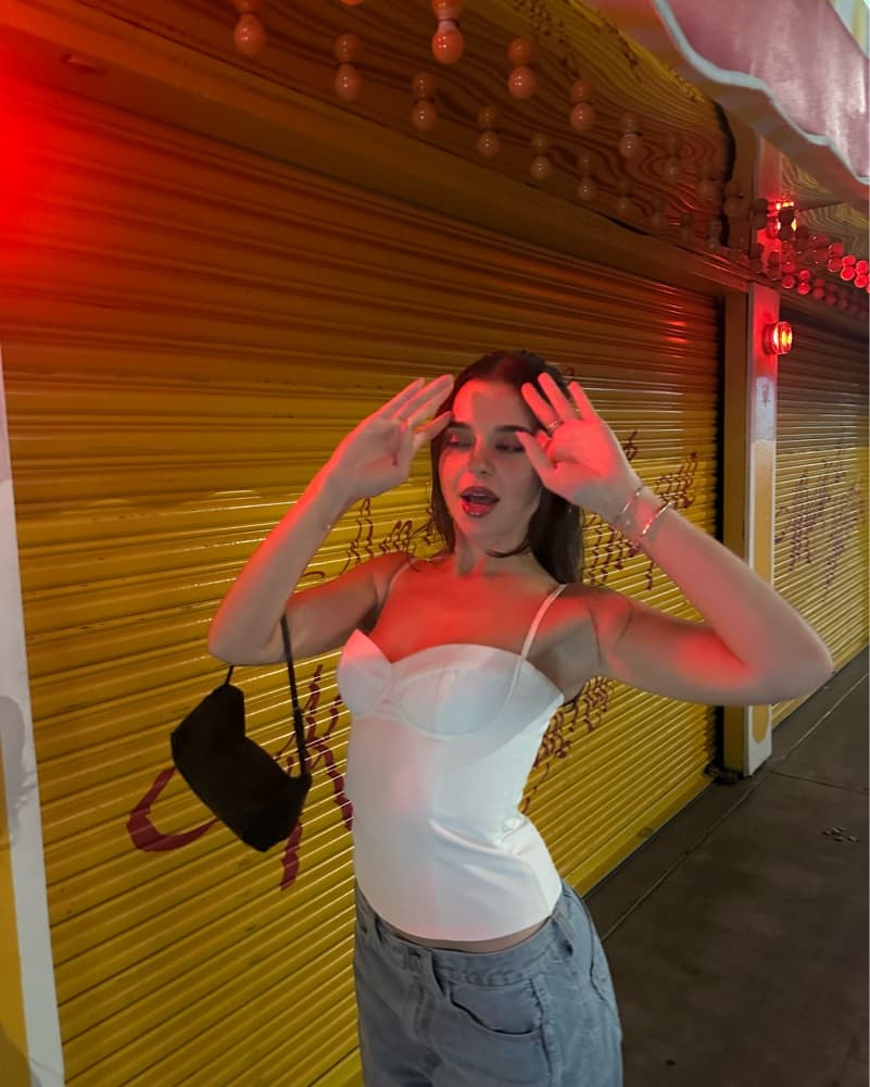 LEAU white corset top - Image 3