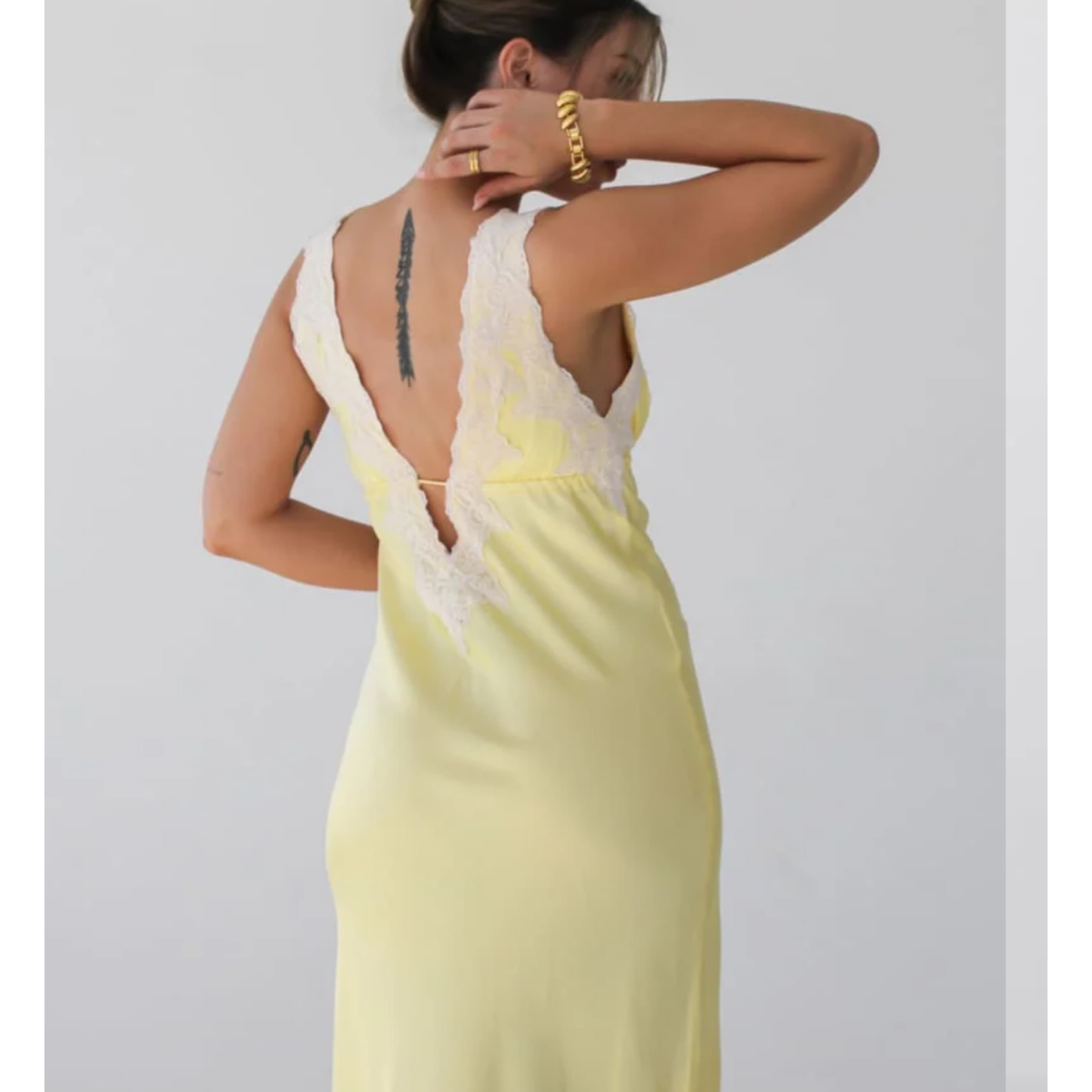 Rumoured Yellow Dress - Image 2