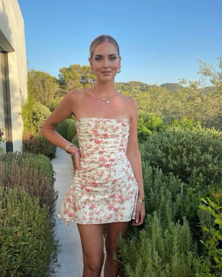 House Of CB Floral Corset Dress - Image 5