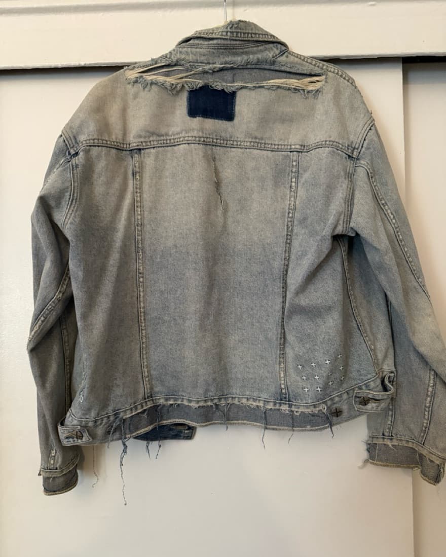 Distressed Denim Jacket  - Image 5