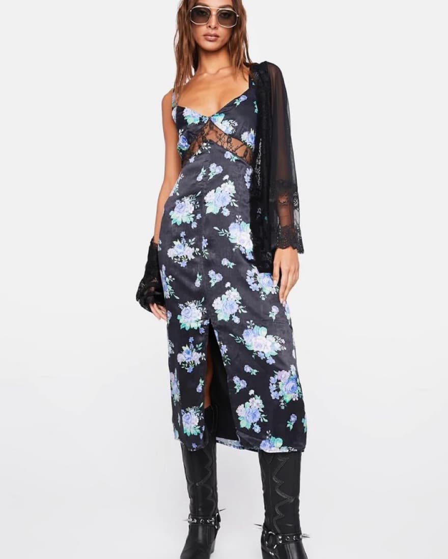 Floral Midi Dress  - Image 1