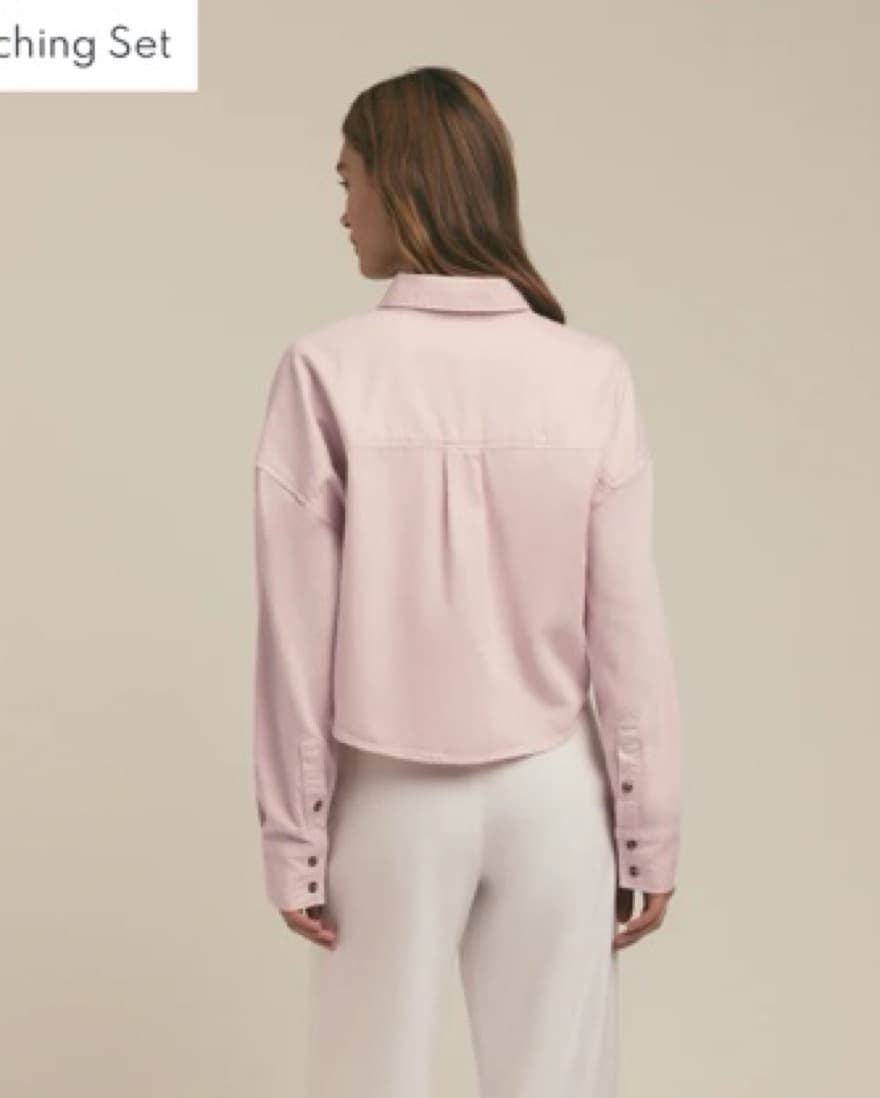 Light Pink Denim Chambray Shirt - Image 3