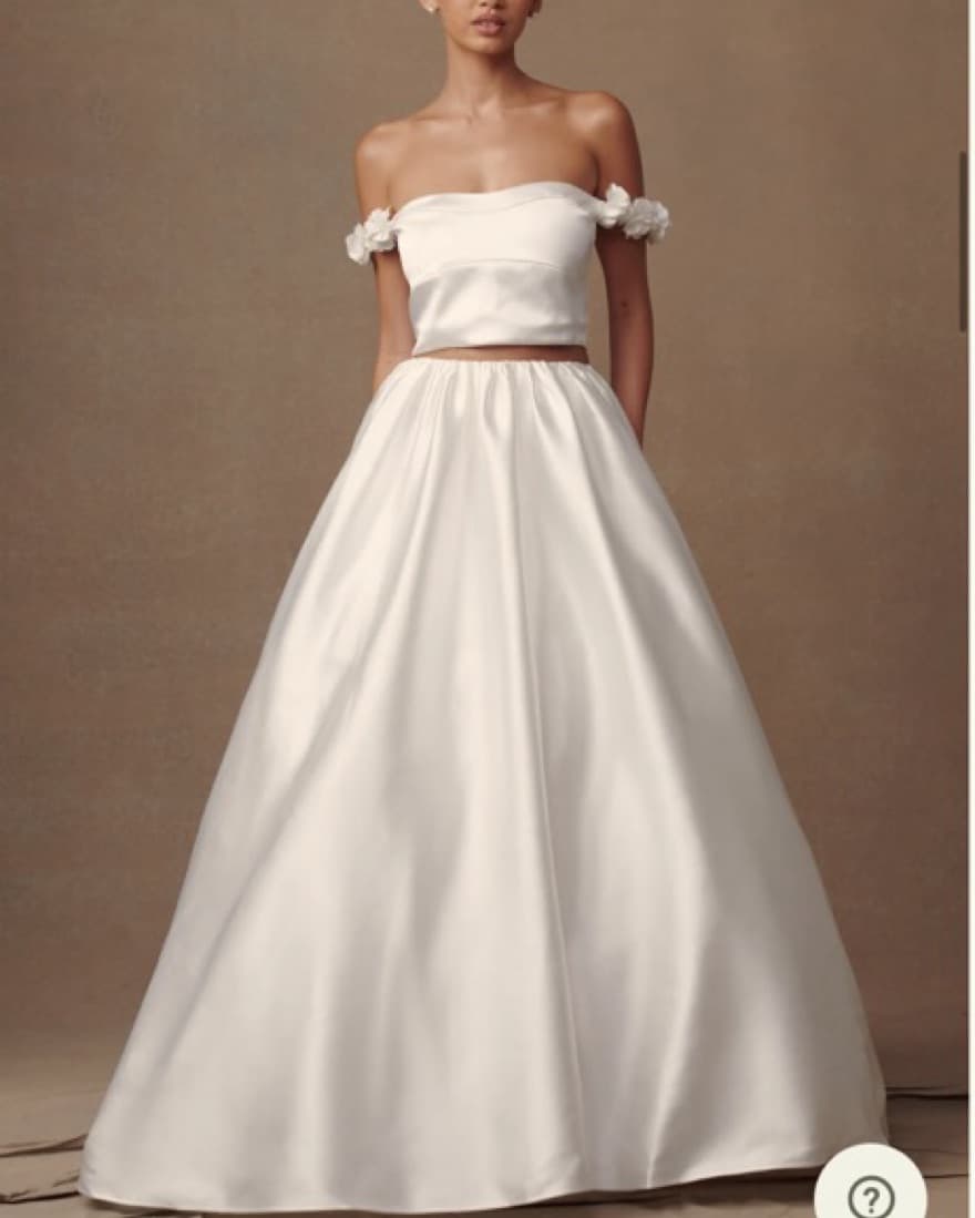 MESHKI “KELSEY” Satin Maxi Skirt - Image 1