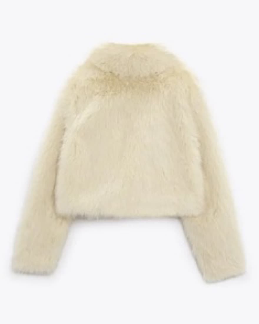 Zara Fur Jacket - Image 3