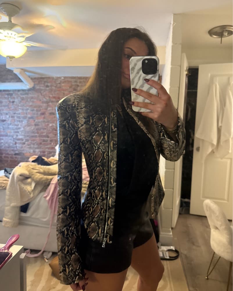 House of CB snakeskin jacket - Image 2