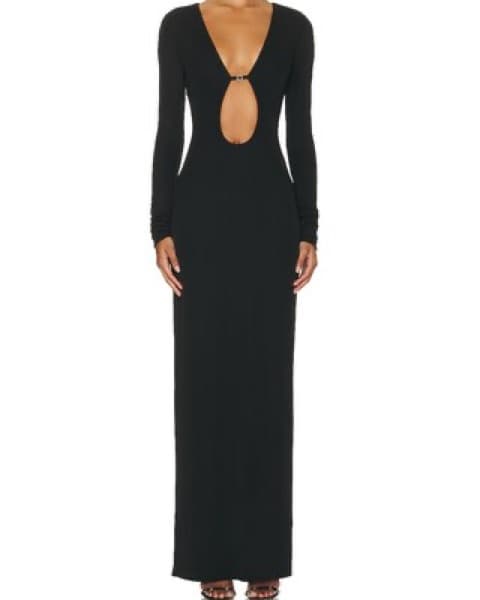 Matte Jersey Cut Out Dress - Image 1