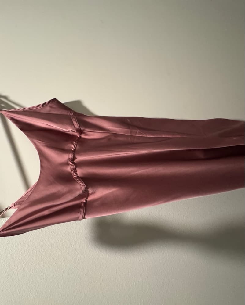 Free People Magenta Slip Dress - Image 1