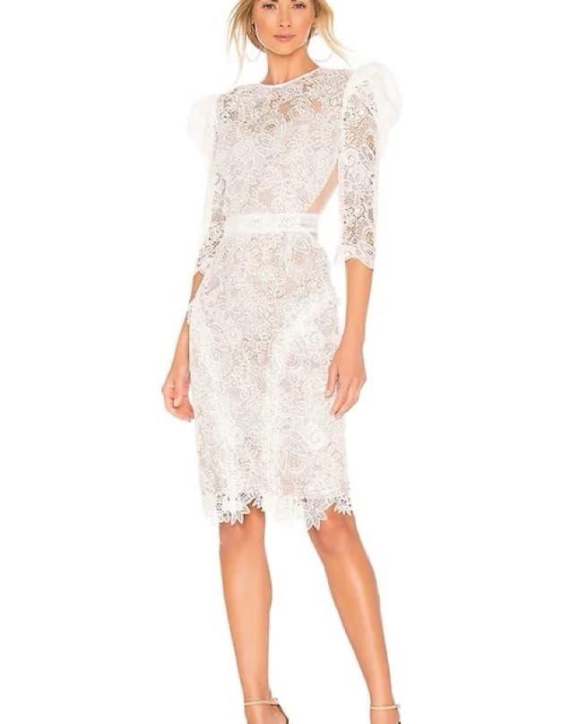 Bronx and Banco Madeleine Dress in White - Image 1