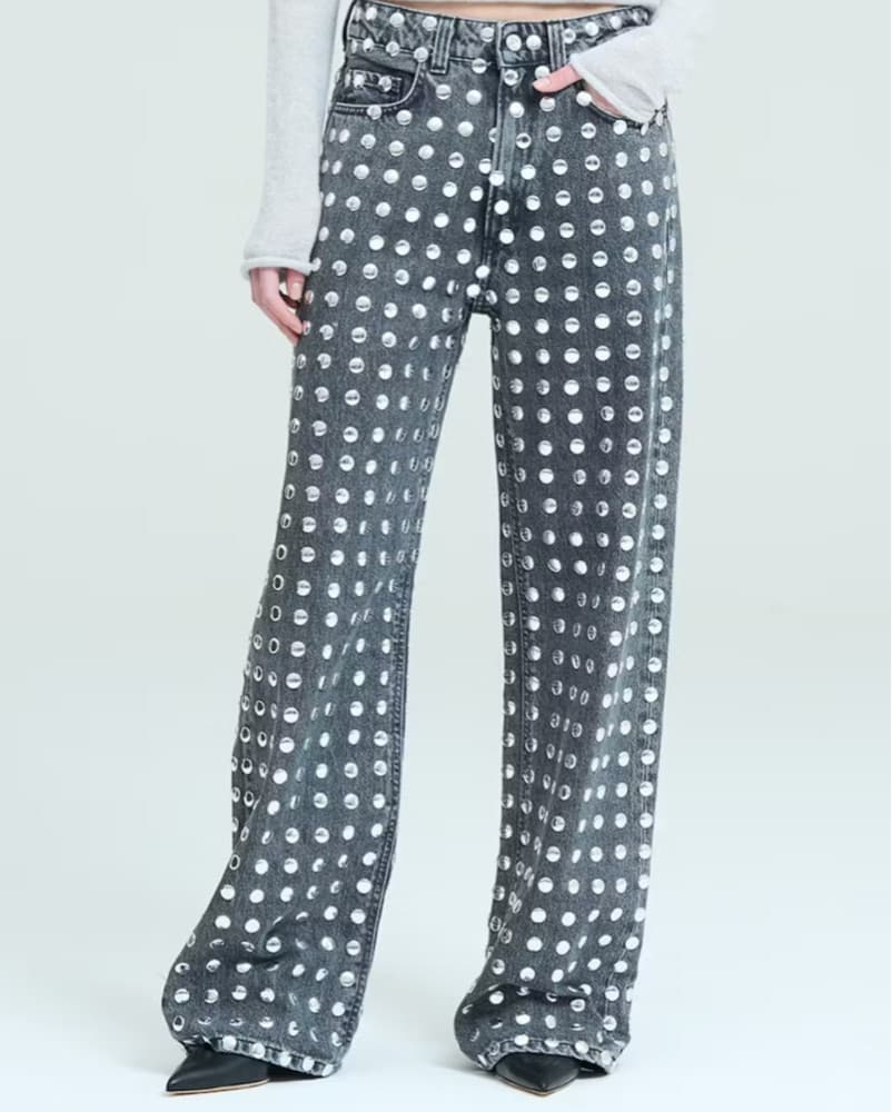 Haikure Studded Jeans - Image 1