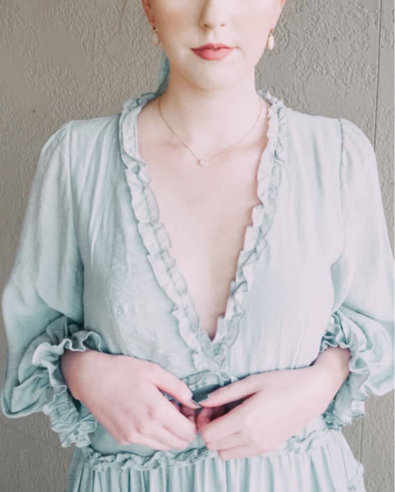 Romantic Ruffled Midi Dress - Image 3