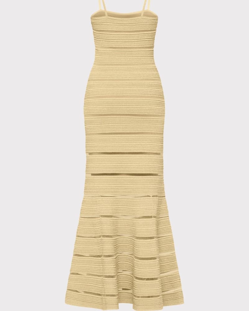 Herve Leger Gold Gown - Image 3