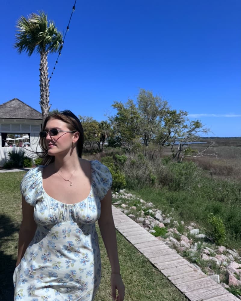 Whimsical Floral Midi Dress - Image 3