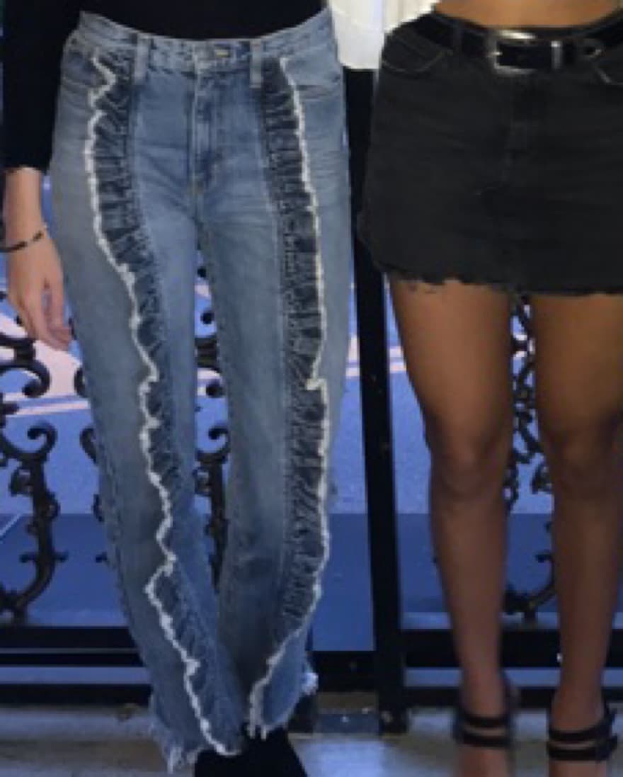 Carmar Ruffle Jeans - Image 2