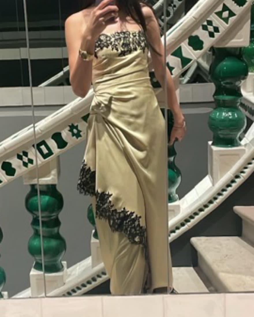 Vintage Satin Gown  - Image 3