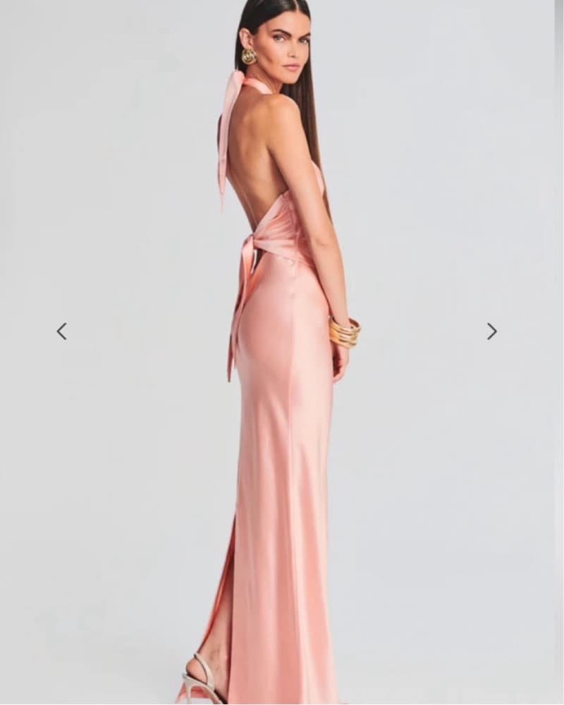 Retrofete Esther Blush Pink Dress - Image 2