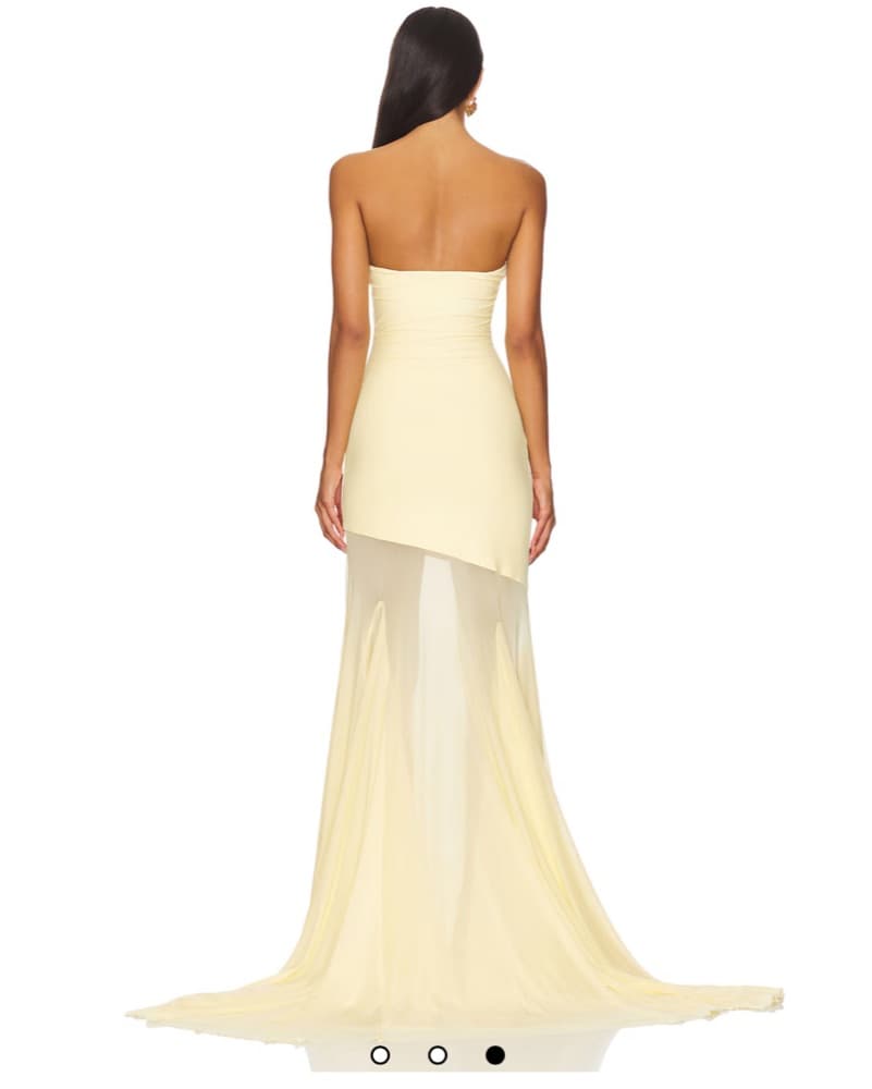 Dahlia Gown in Butter Yellow - Image 1