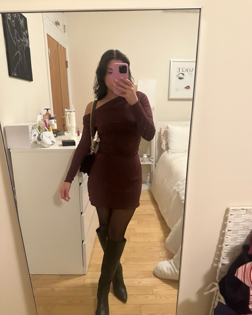Abercrombie Off The Shoulder Knit Dress - Image 2