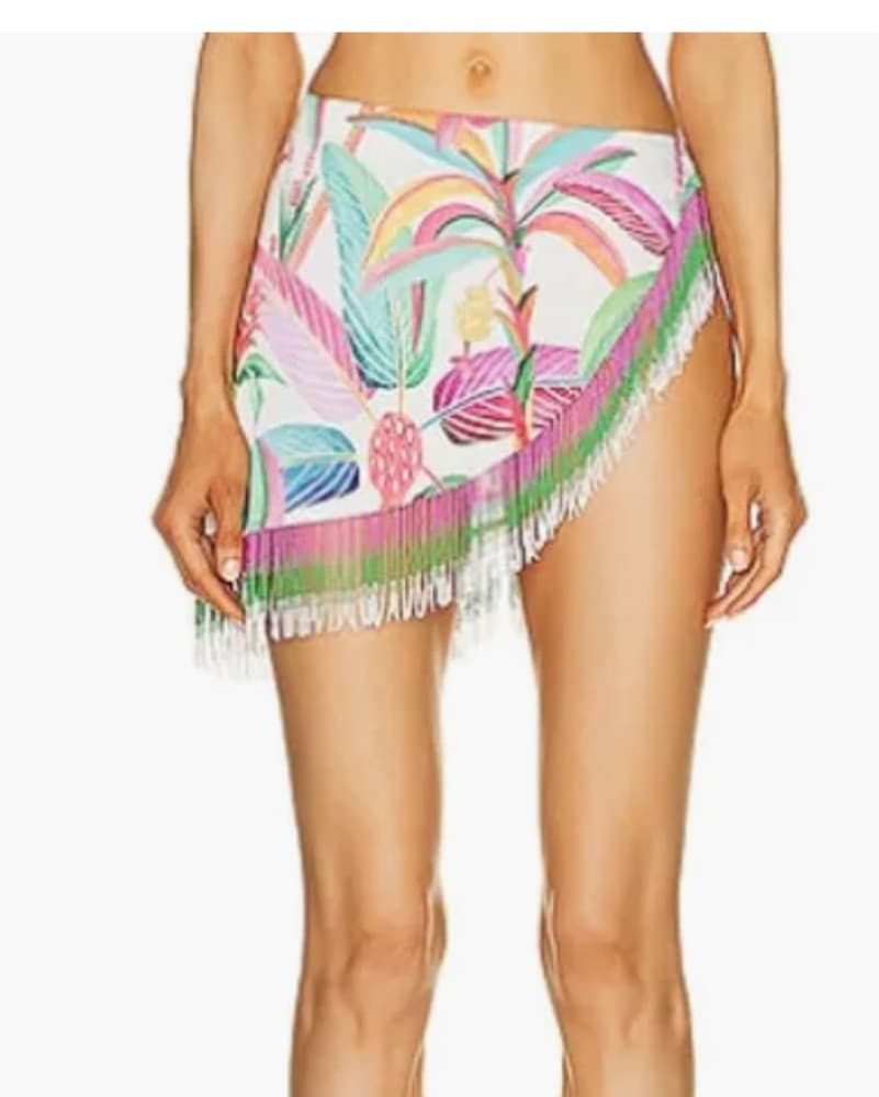 Rocco Sand Beaded Skirt Coverup  - Image 2