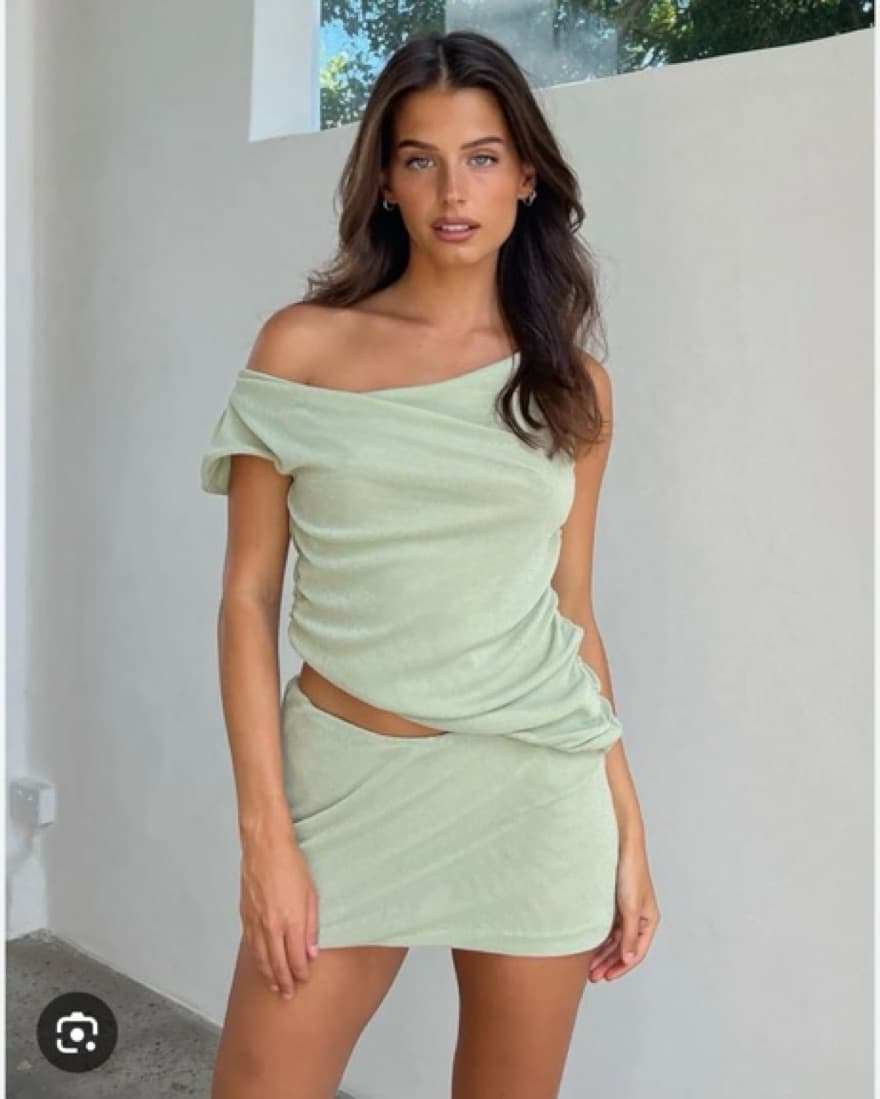 Tiger Mist Cobi Green Skirt And Top Set  - Image 4