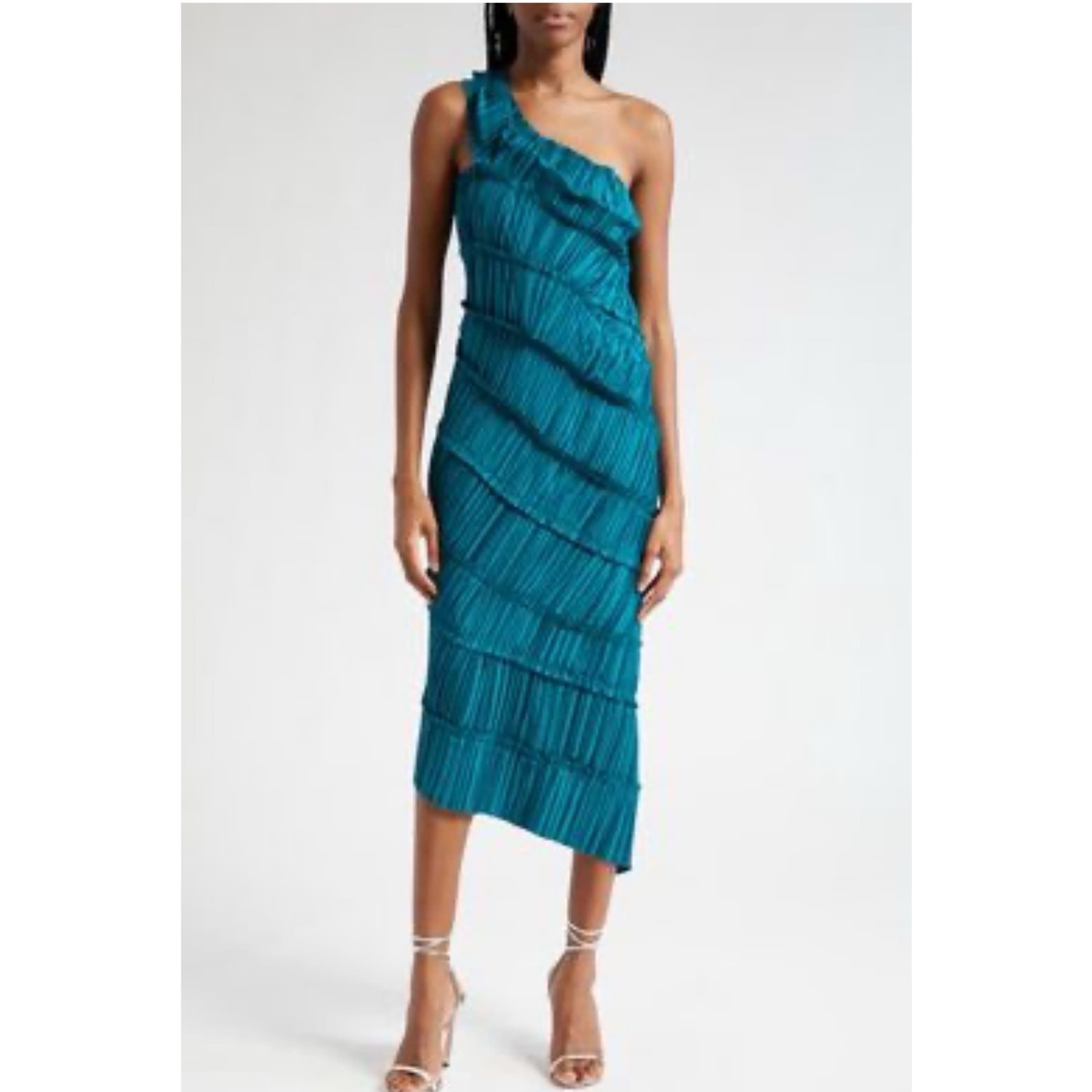 Cult Gaia One Should Ruffle Dress - Image 1