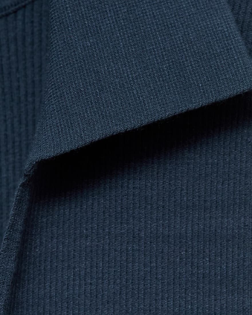 Mango Long Knit Dress In Navy  - Image 6