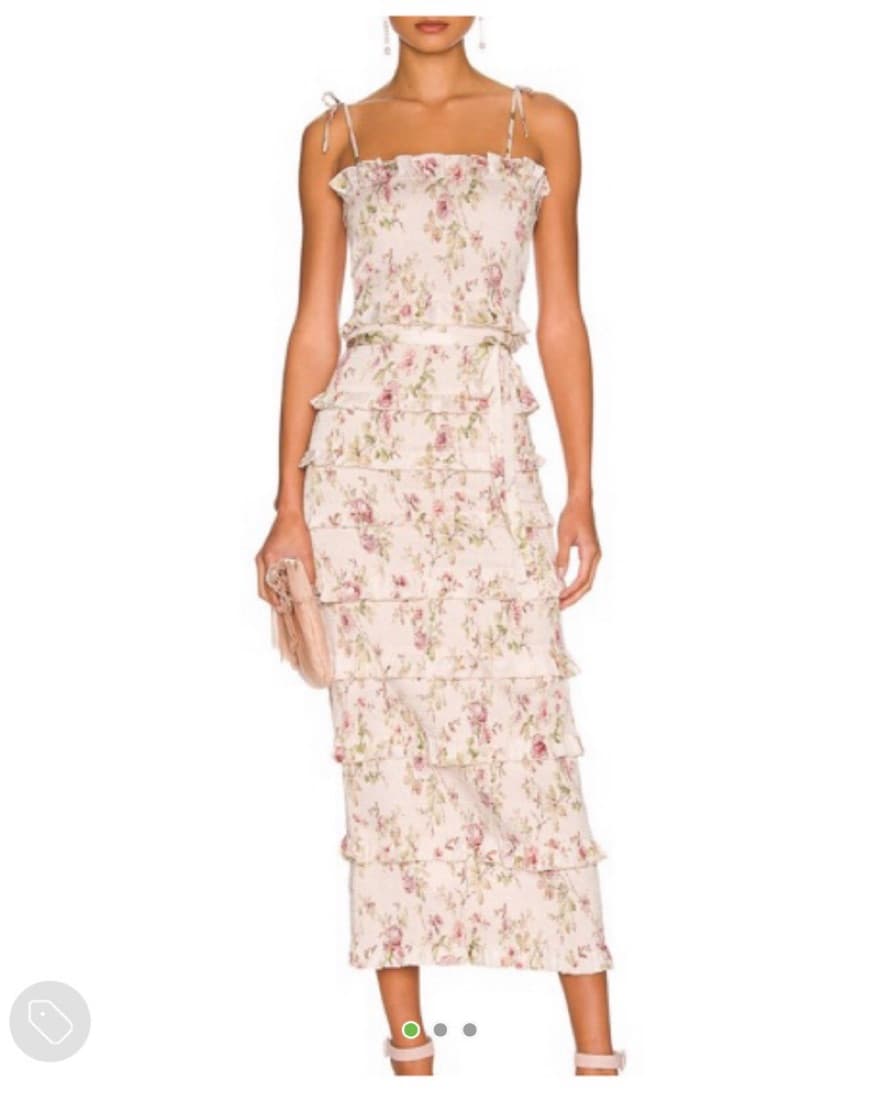 V Chapman Light Pink Rose Dress  - Image 2