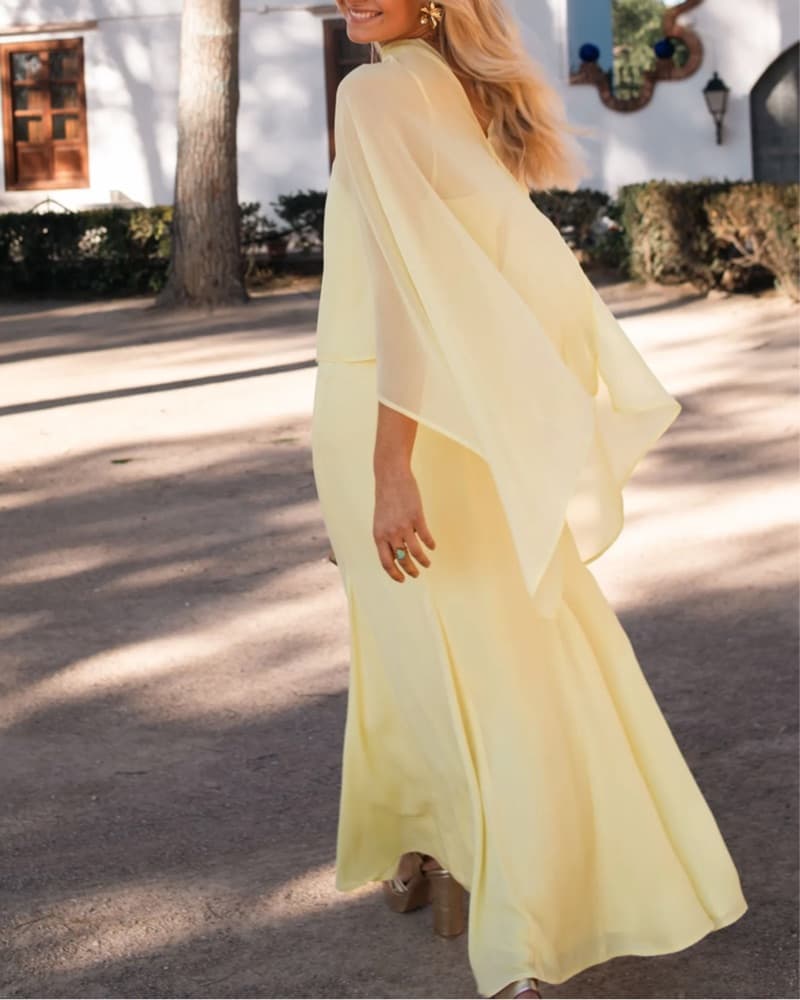 The Are Butter Yellow Carlotta Dress - Image 1