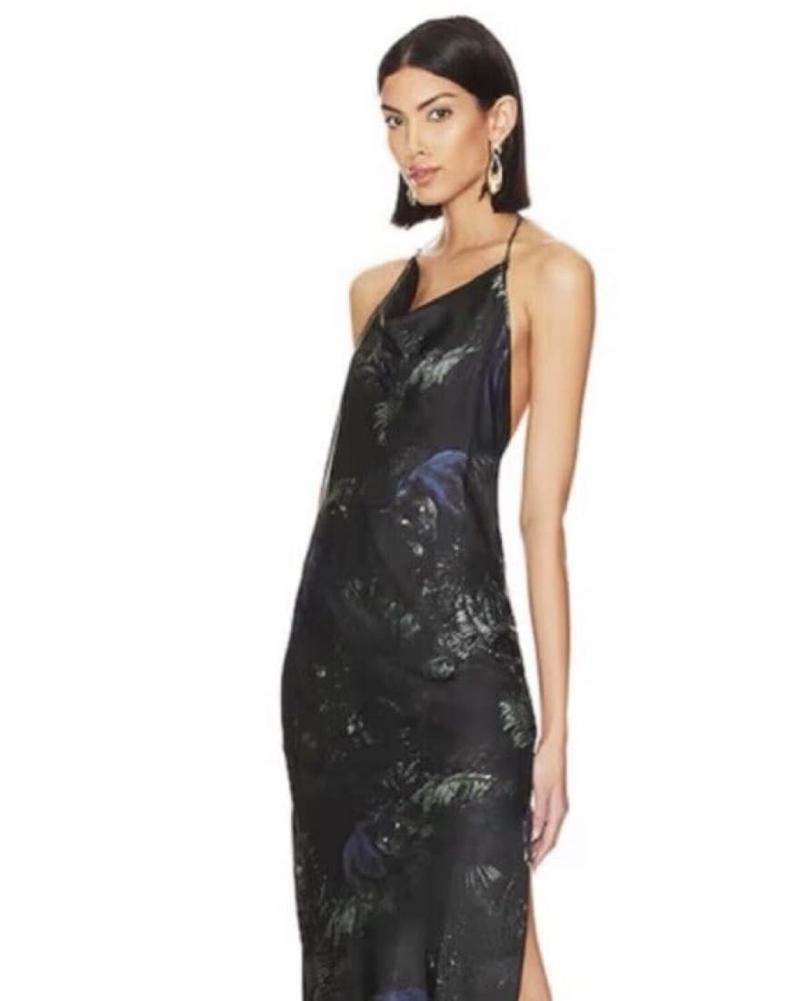 Alluring Floral Midi Dress - Image 1