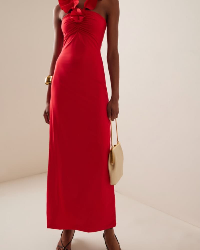 Red Maygel Coronel Dress - Image 1