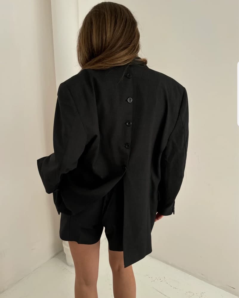 Havre Studio Charcoal Short Suit Set 2-4 - Image 3