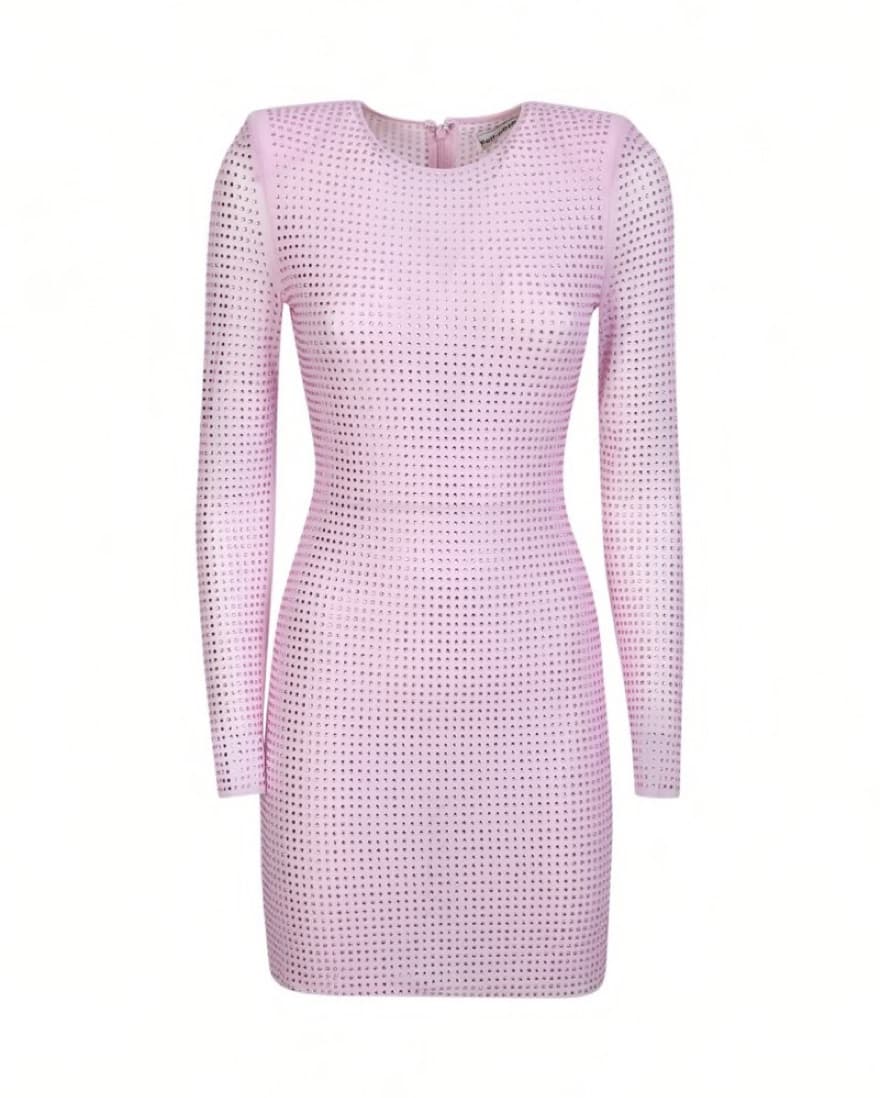 Self Portrait Rhinestone Mini Dress - Image 1
