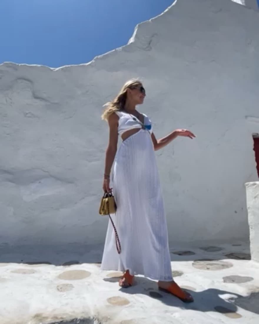 White Maxi Dress - Image 4