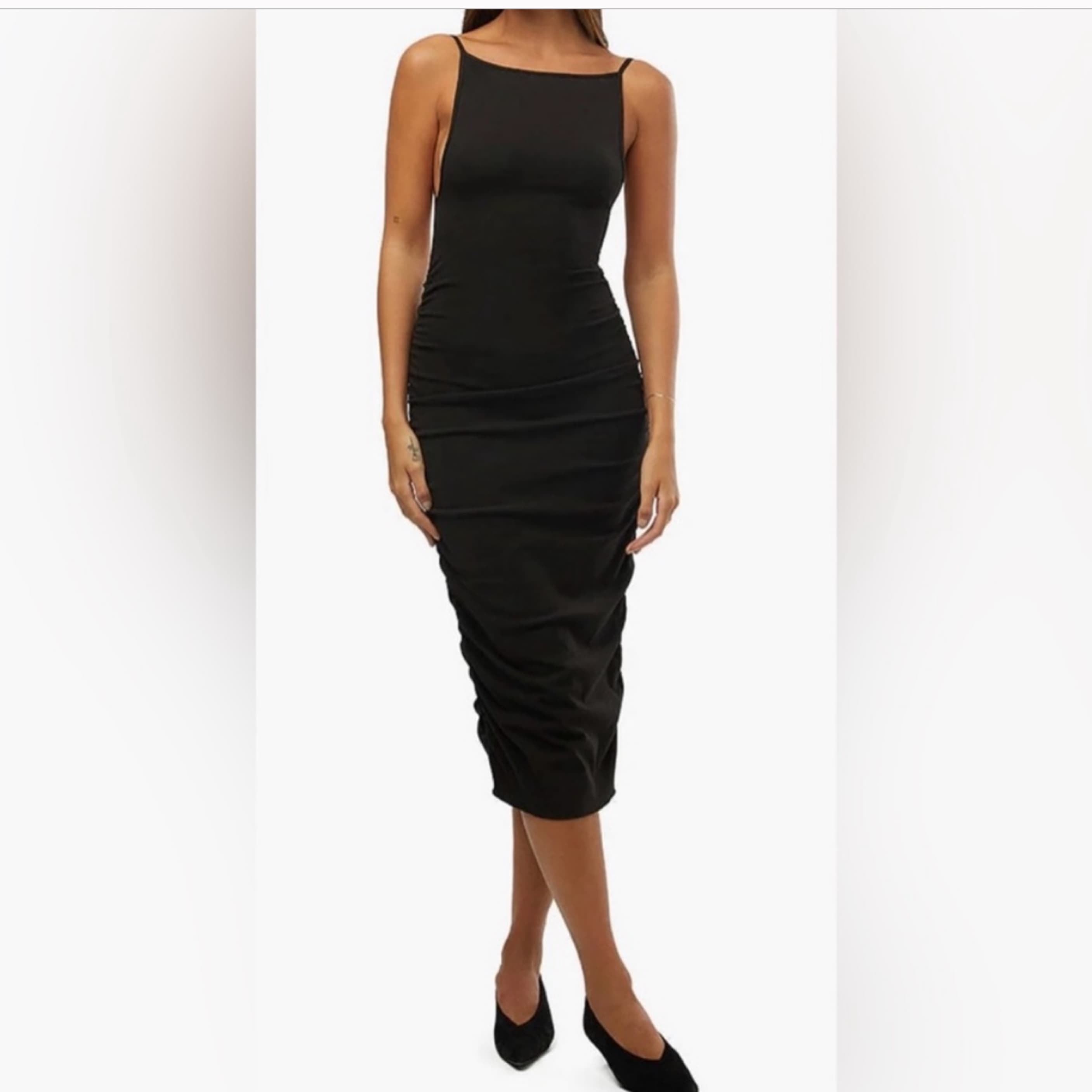 Black Midi Dress  - Image 1