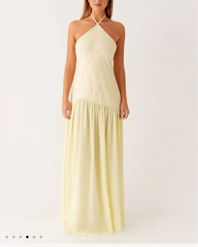 Peppermayo Yellow Beaded Dress - Image 3