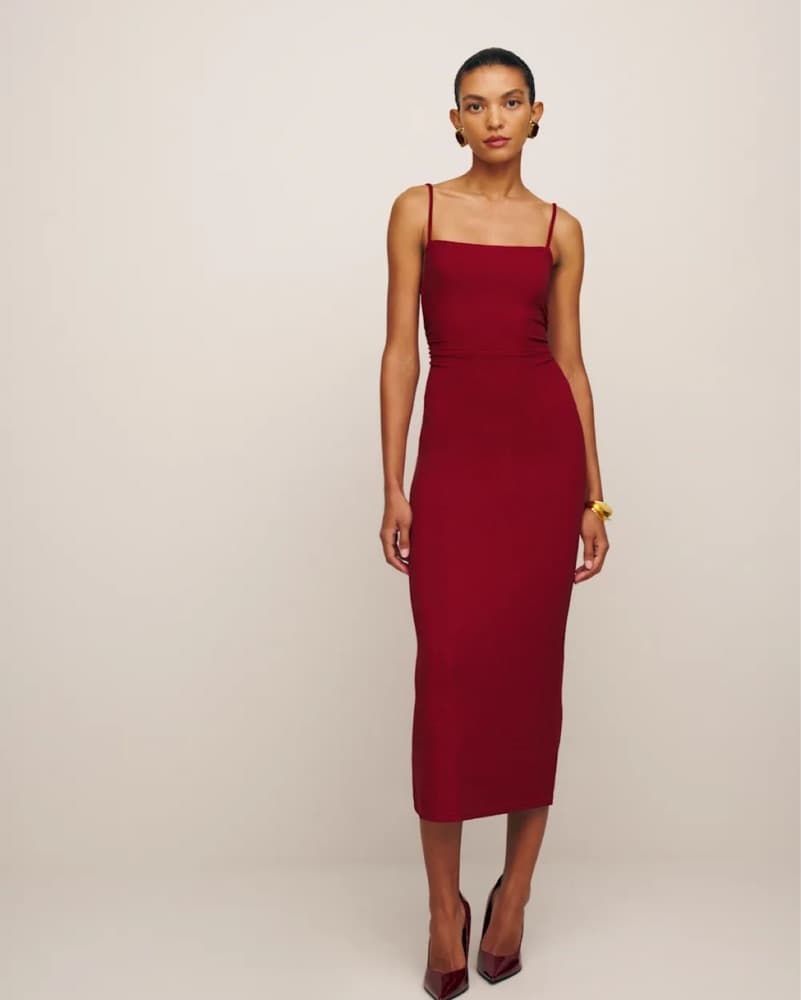 Reformation Breslin Knit Dress - Image 3