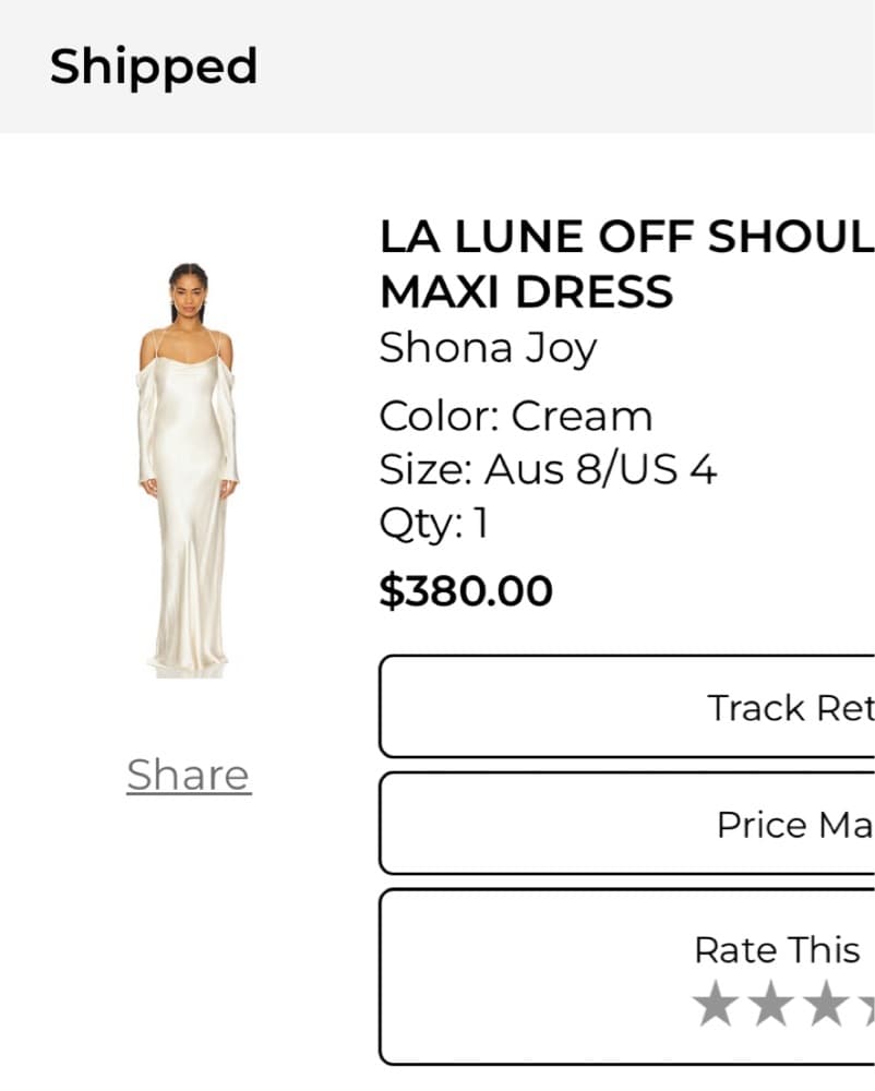 LA LUNE OFF SHOULDER TIE MAXI DRESS - Image 6