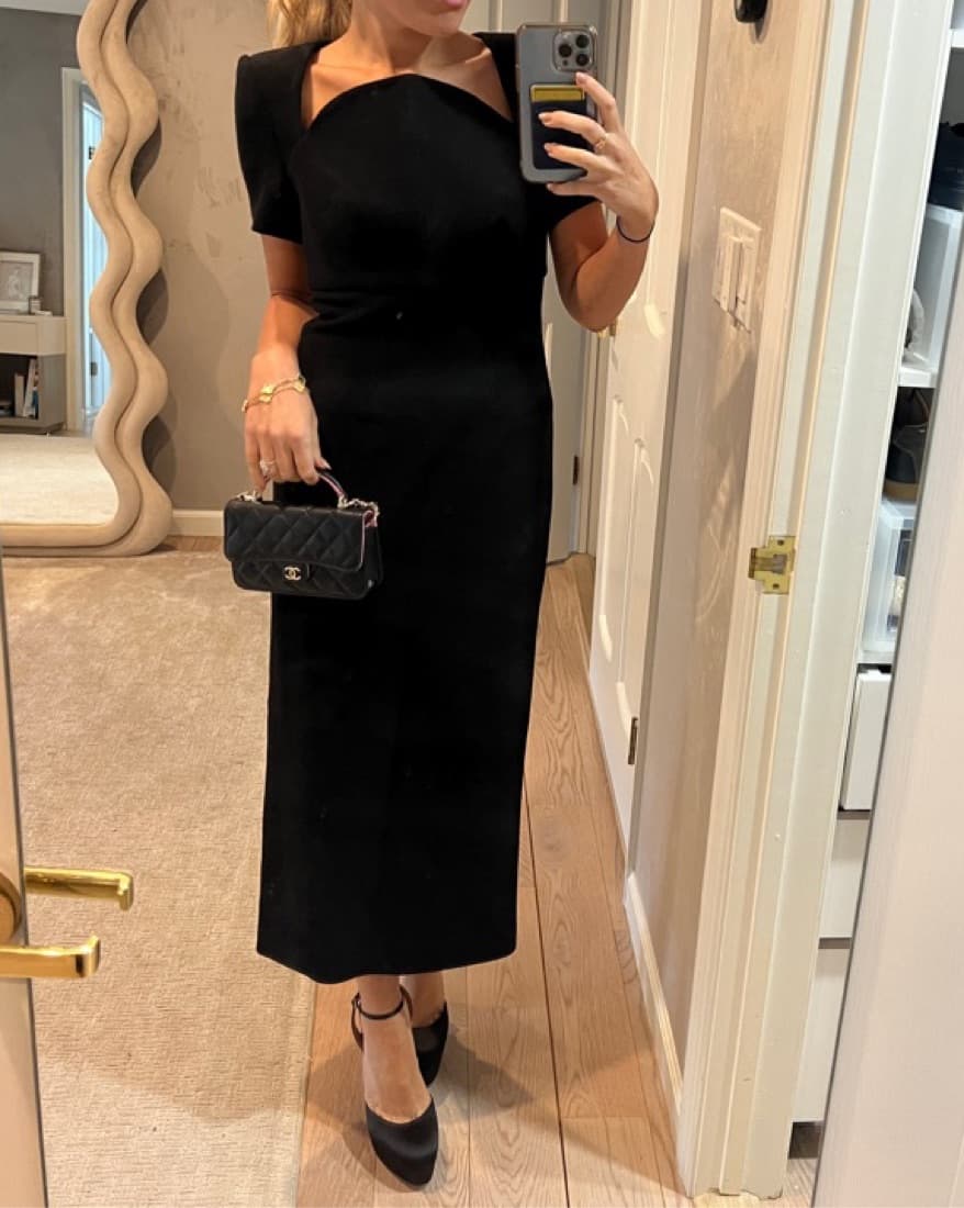 Roland Mouret Moon Neck Dress - Image 4