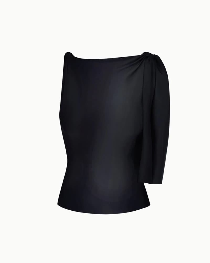 Khy Knotted Skeek Stretch Top - Image 1