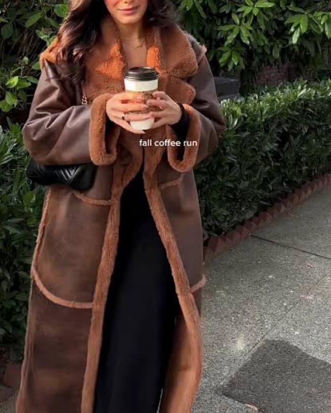 Brown Fur Coat - Image 2