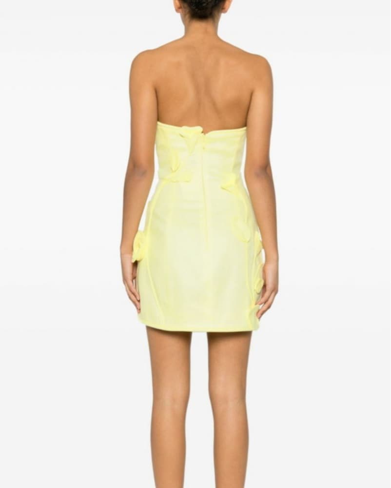 Yellow Rose Mini Dress - Image 5