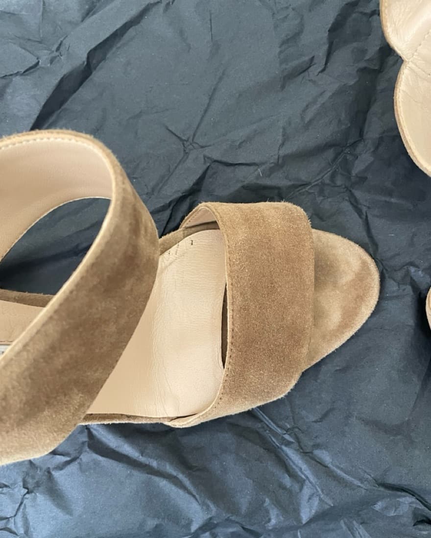 Manolo Blahnik Suade Heels - Image 3