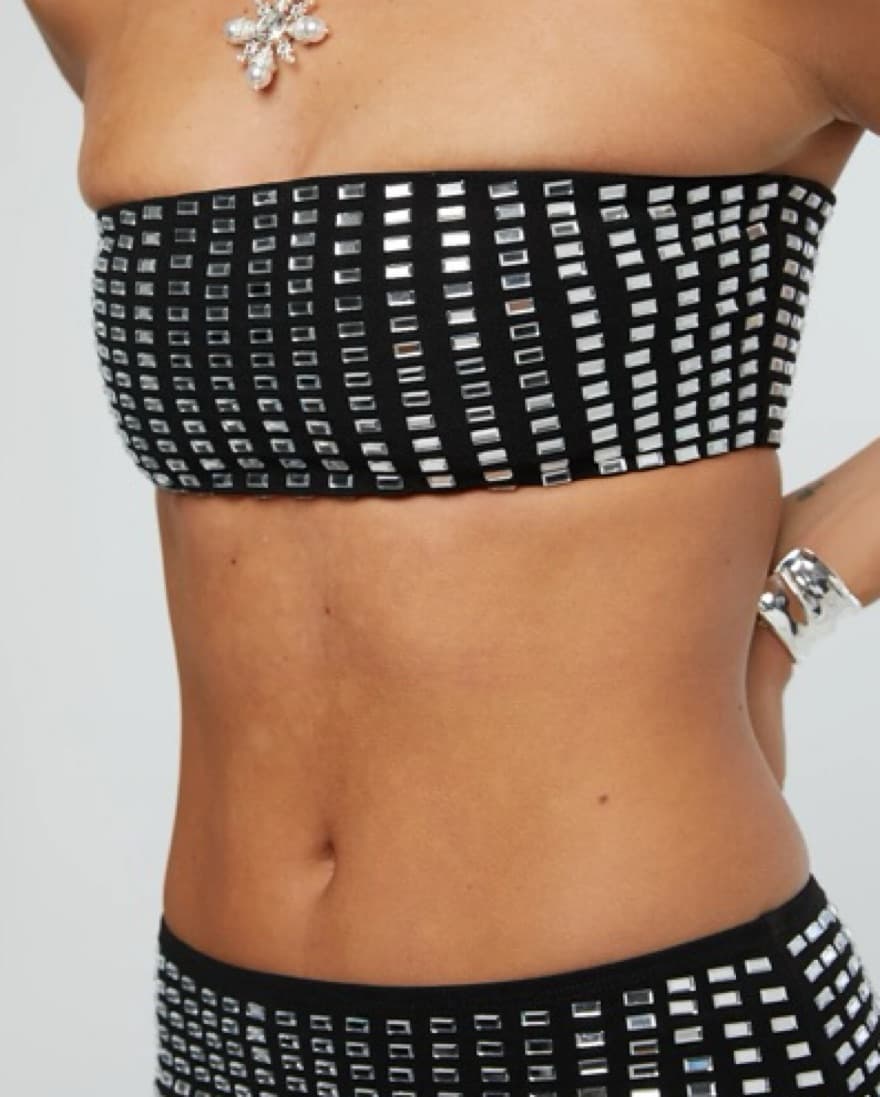 Crystal Midi Skirt/Bra Top  - Image 5